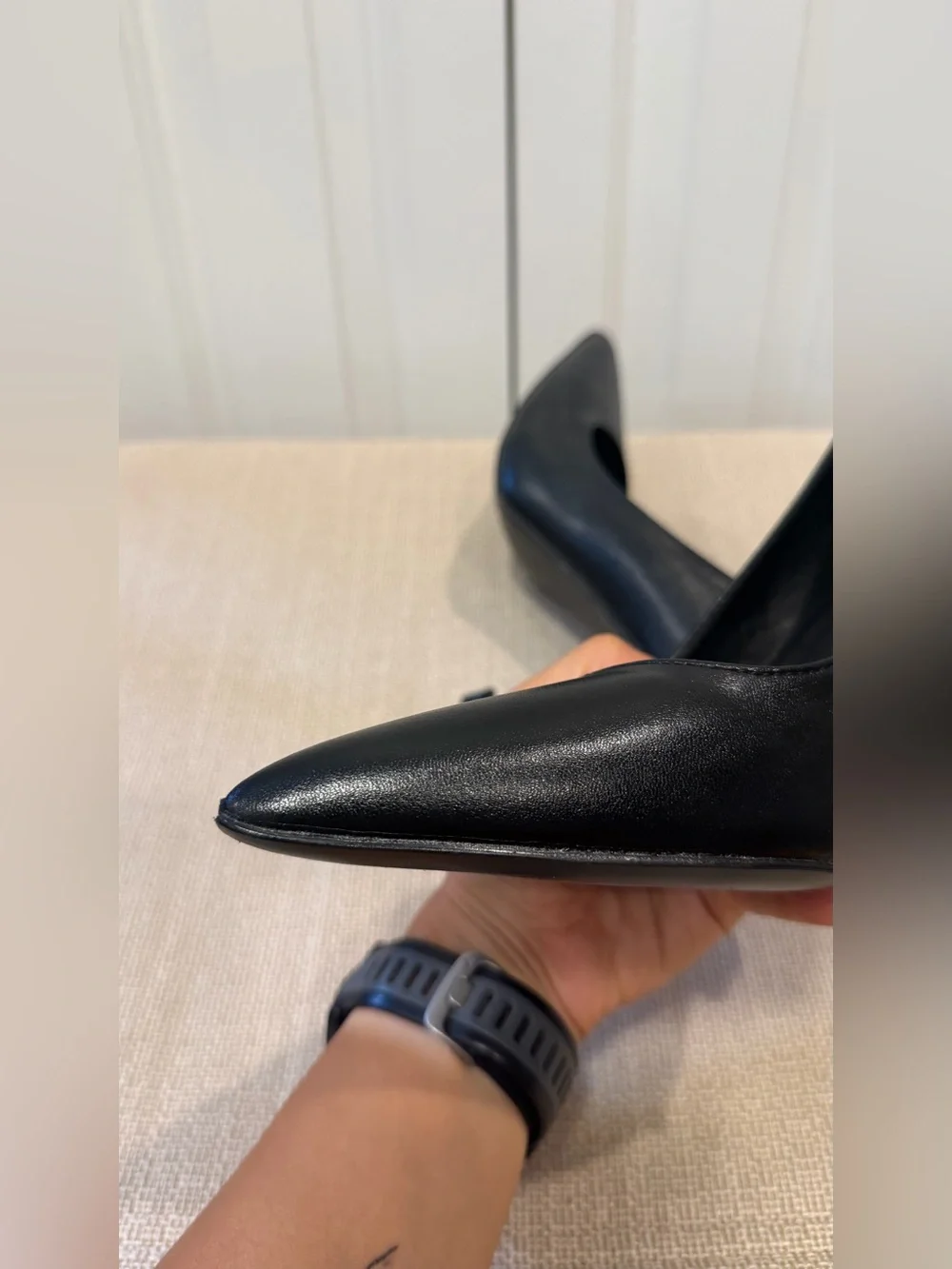 Saint Laurent Opyum Pumps Heels Leather Black Size EU 41 US 10-11 - Picture 11 of 16